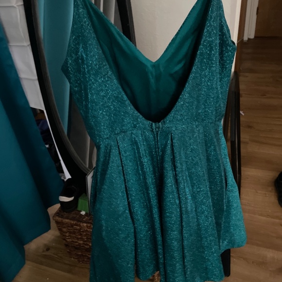 light blue sparkly dress - Picture 2 of 3